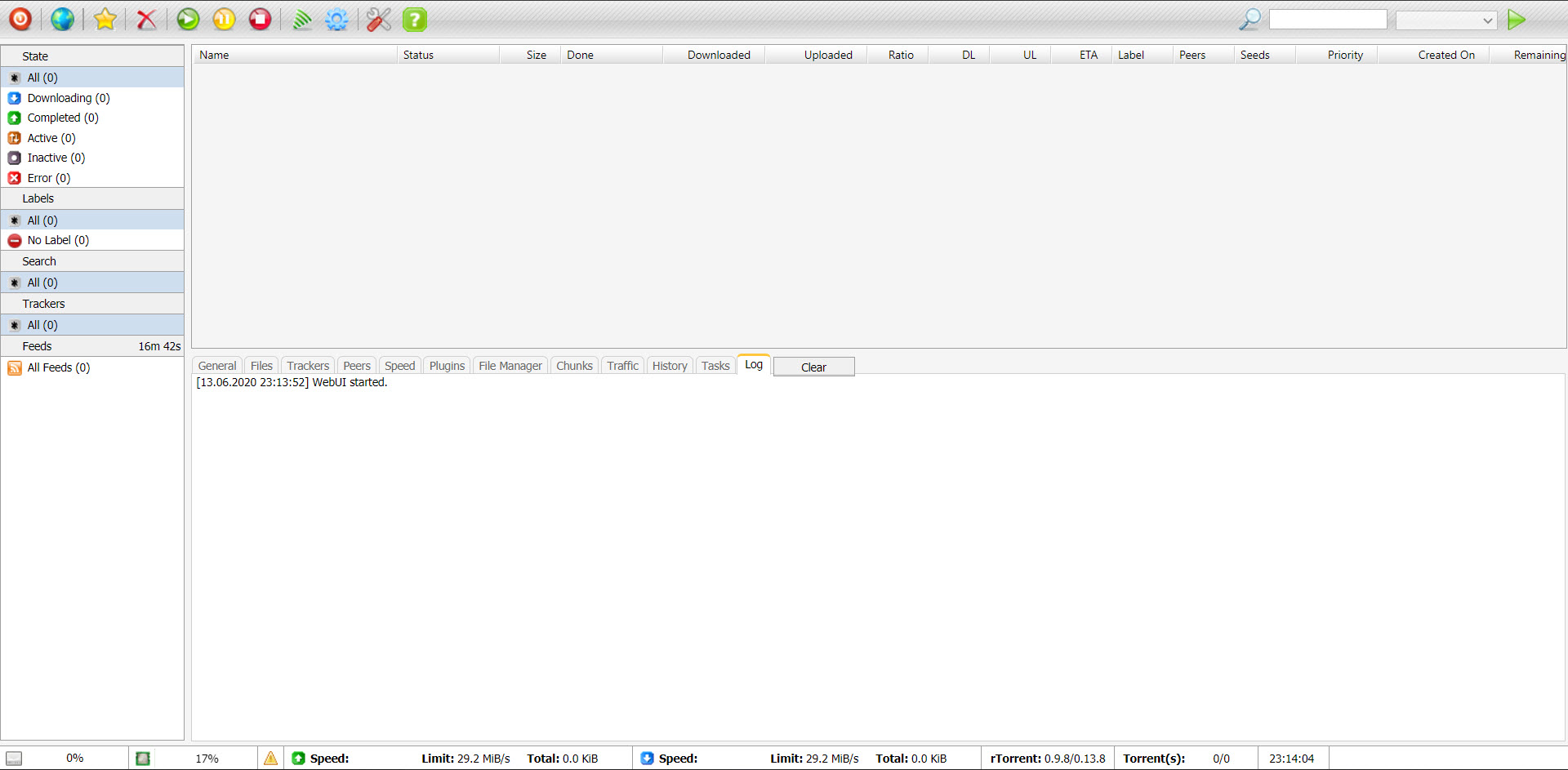 rTorrent service problem.
